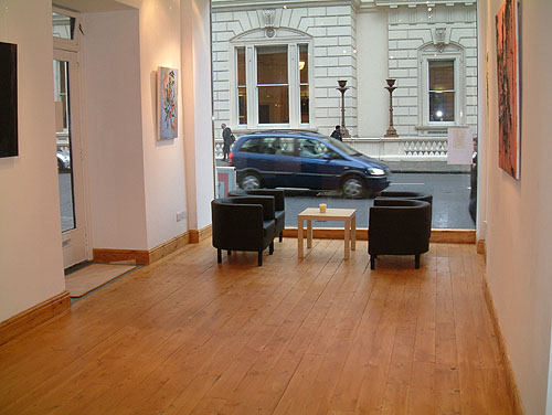 La Piccola -  display window onto Pall Mall